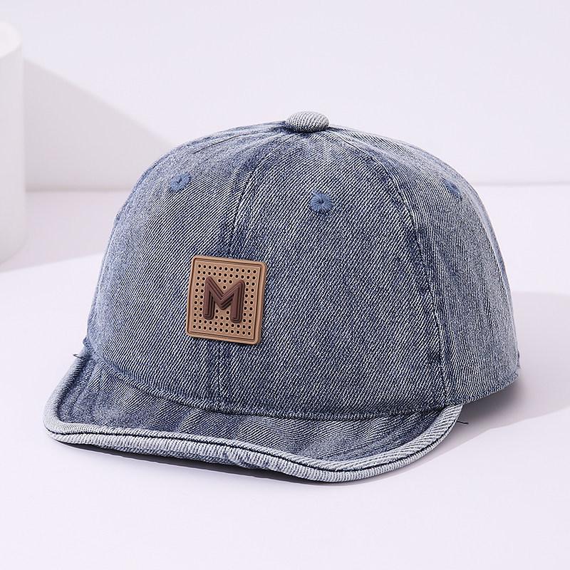 Casquette de Baseball en Jean Style Coréen INS pour Bébé - Chapeau à Visière Souple pour Garçons et Filles, Printemps/Automne