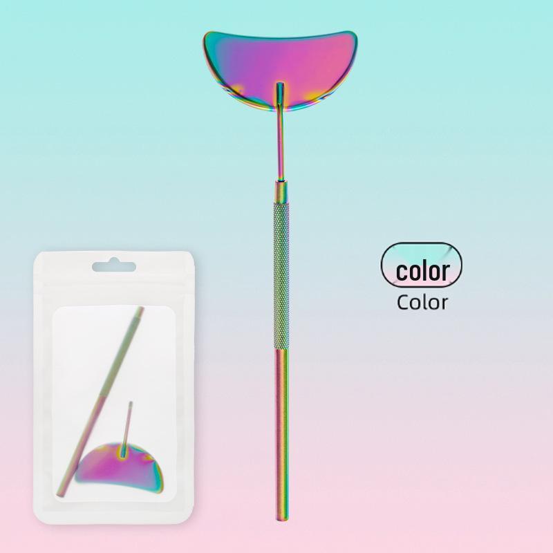 Portable Stainless Steel Eyelash Inspection Mirror for Grafting
