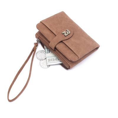 Mini Coin Purse Simple Change Storage Bag Multi Slot Folding Women's Wallet