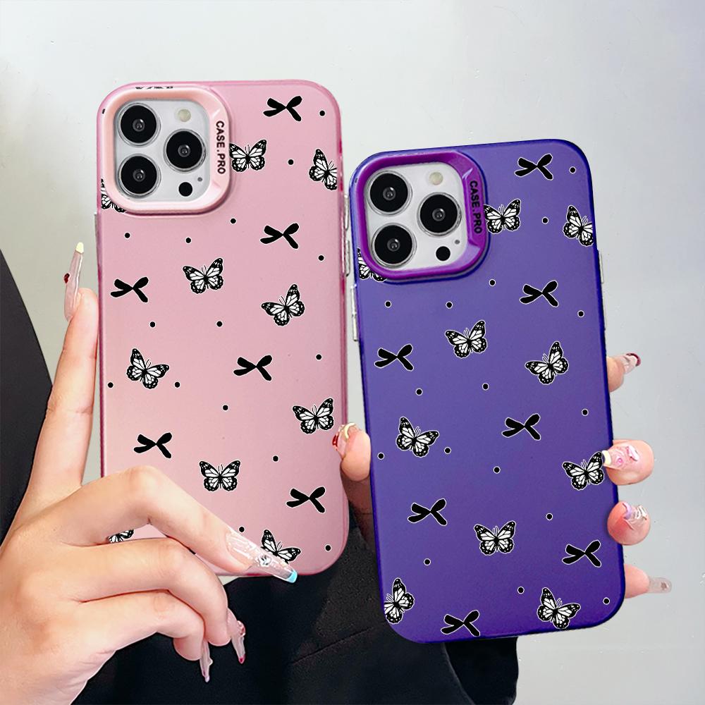 Custodia rigida antiurto anticaduta con motivo dipinto, argento colorato, doppia faccia, per telefono Xiaomi Redmi Poco