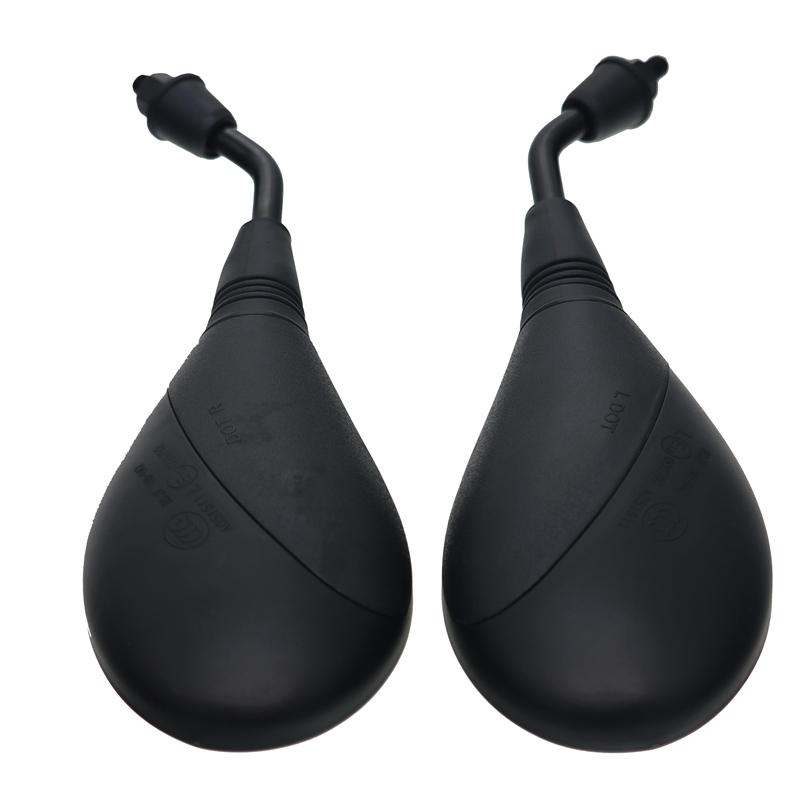 2pcs/pair LMoDri Motorcycle Rear View Mirrors Scooter Modification Mirror E-bike Back Side Mirror 8mm Convex