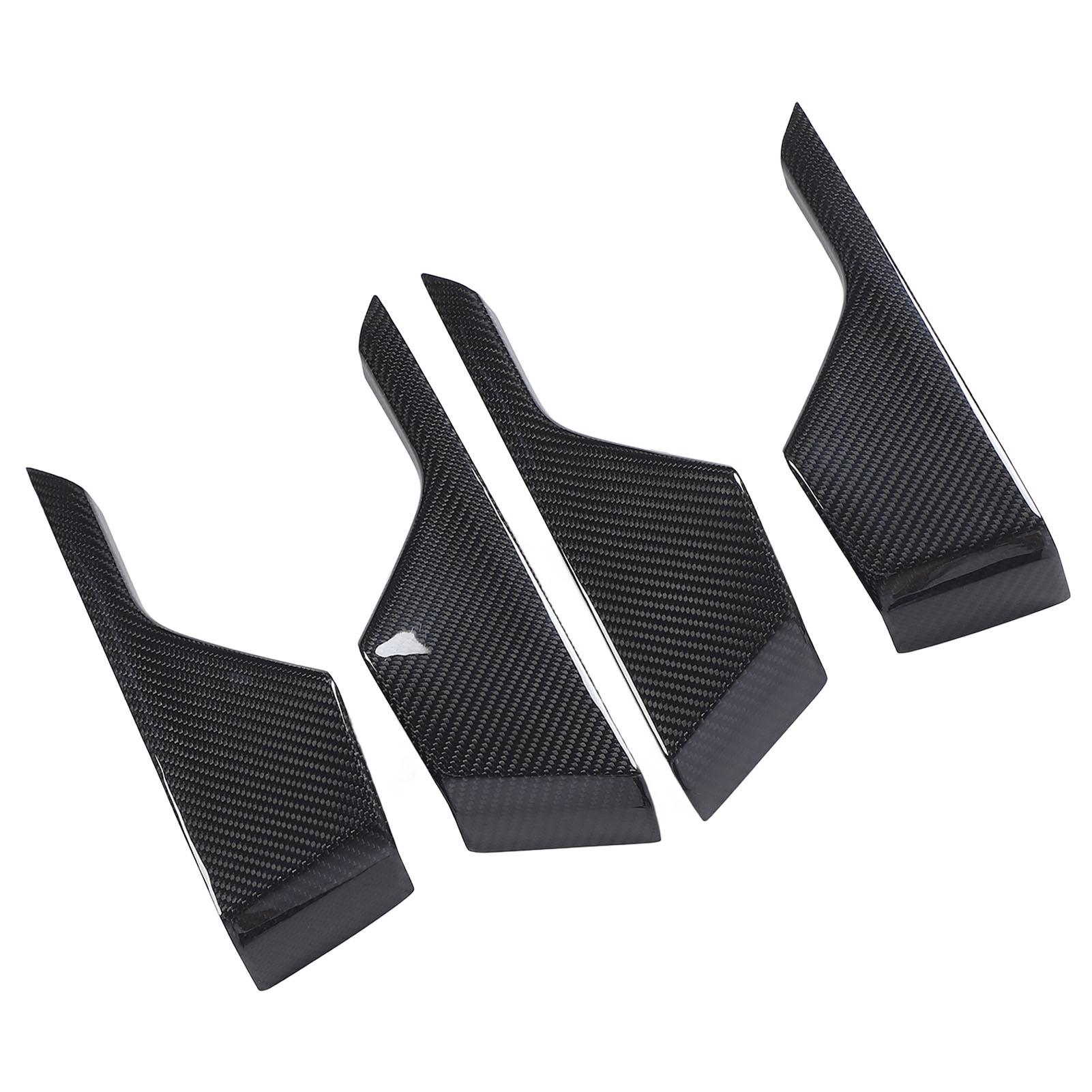 

4pcs Carbon Fiber Interior Door Panel Trim Scratch Resistant Elegant Look Inner Door Panel Cover Trim for X6 G06 2018