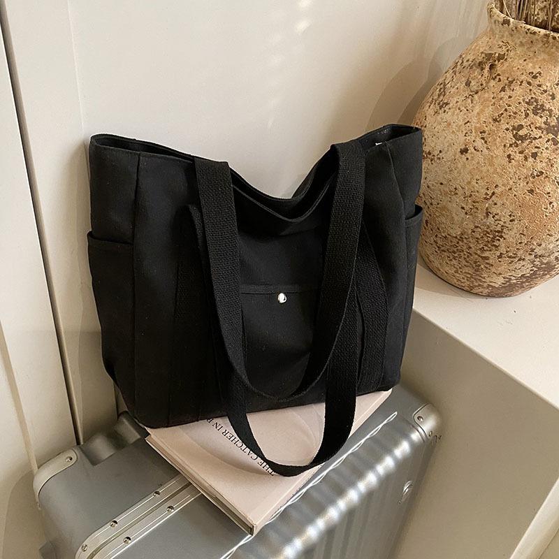 Simple Commuter Niche Design Large-capacity Tote Bag Literary College Students Class Shoulder Bag Bag