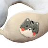 Poduszka na szyję Cute Animal High Elastyczność U Shaped Zagłówek Samolot Poduszka do Podróży Biuro Kot