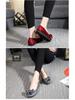 Women's Black Polyurethane Lazy Loafers - Lightweight, Comfortable, Flat Bottom Shoes