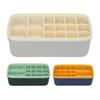 Ice Cube Tray Office Home Soft Reusable Silicone Ice Cube Mold Large Capacity Ice Maker With Lid Ice