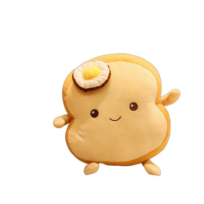

Cartoon Plush Simulation Toy Toast Bread Slicing Strip Pillow Soft Pp Cotton Sliced Light,25cm/9.84in
