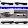 Car Outside Door Pull Doorknob Handle Bowl Decor Panel Cover Trim ABS Accessories For Volkswagen Jetta Mk7