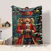 1Pc Golden Stars Night Sky Blanket Soft And Comfortable Casual Warm Camping Travel Christmas Halloween Gift M91736
