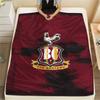 1PC L.F.C. Football Print Flannel Blanket, High Quality Comfortable for All Seasons, Home Decor, Warmth and Comfort, Perfect for Christmas Gifts