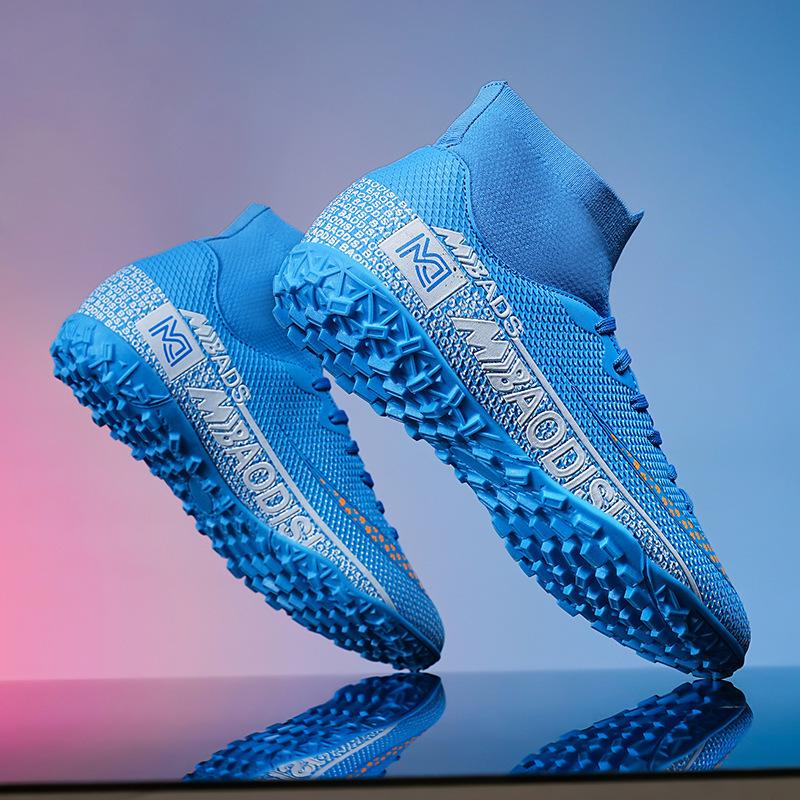 Fußballschuhe Mittlere Hilfe Unisex TF Gebrochene Nägel FG Lange Nägel Schüler Jugend Fußball Trainingsschuhe Große Größe