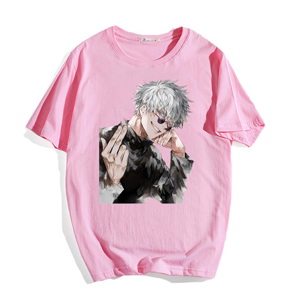 Jujutsu Kaisen New Round Neck Women Unisex T-shirt Pure Cotton Short Sleeves