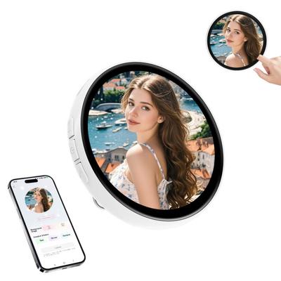 Smart Electronic Badge Customizable Digital Badge with Video Photo Display Rechargeable Clip-On Touchscreen Badge for Events Conferences
