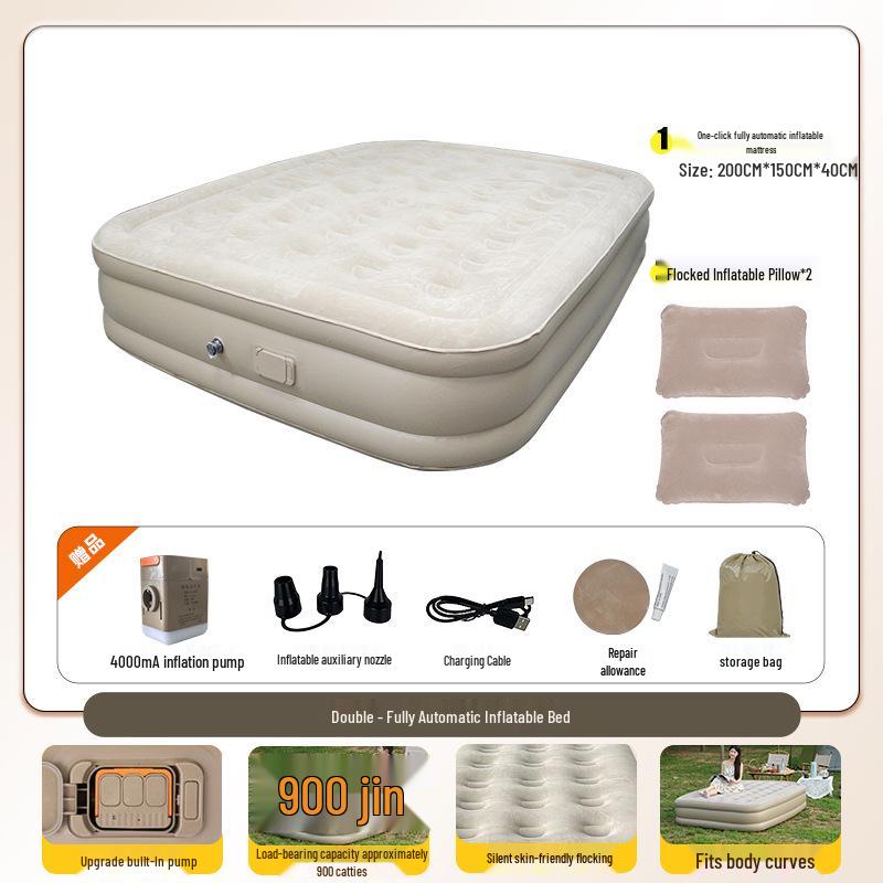 Automatic Inflatable Camping Mattress for Outdoor Travel and Tent Use