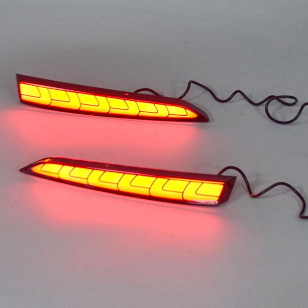 Точный светодиодный отражатель заднего бампера для Hyundai Solaris Accent 2017-2020