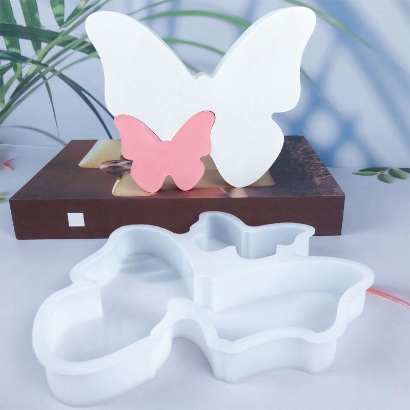 Lovely Butterfly Shaped Decors Moulds Realistic Butterfly Shaped Model Creating Resin Mold Innovative Silicone Mold