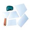 6 Pieces Flat Blade Plastic Putty Flexible for Renovation Projects