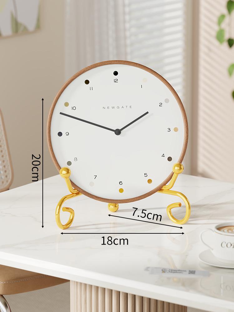 Runder Dekoteller & Bilderrahmenständer - Display für Teller, Uhren, Ornamente und Teekuchen