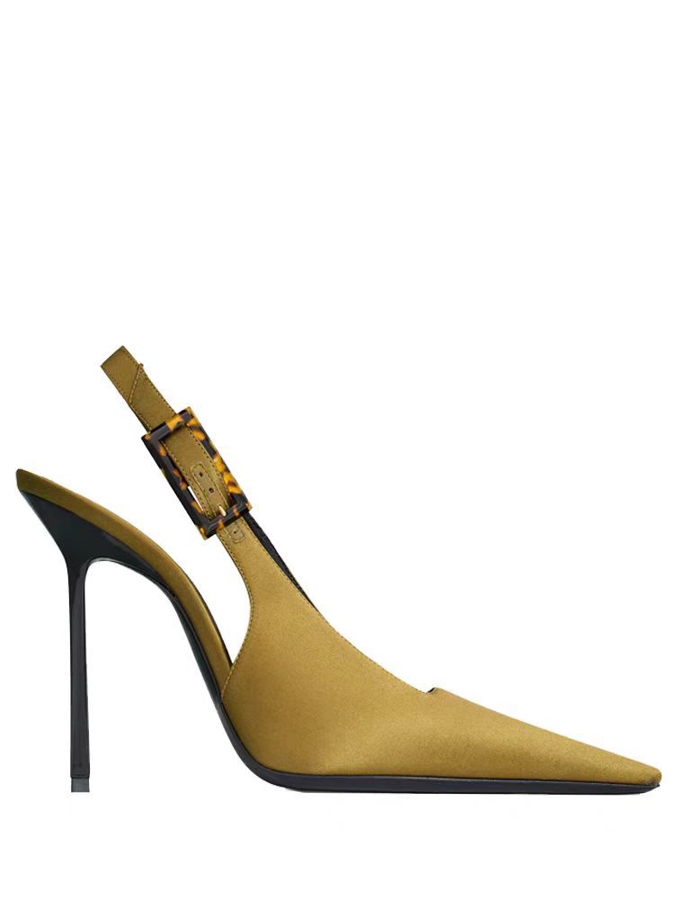 Fashion Hot Selling 2025 Spring Velvet Surface Hollow Back Sexy Stiletto High Heel Shoe Pointed Toe Elegant Cover Head Rubber Sole Shoes