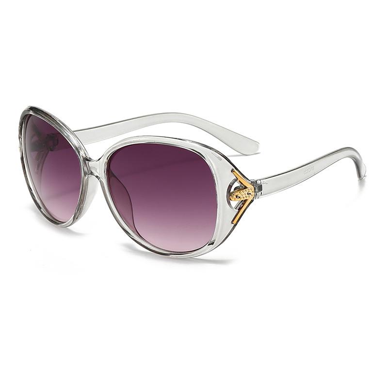 Sunglasses Women Running Rivers And Lakes Big Frame Thin Versatile Sunglasses Uv Protection Sunshade Retro Classic