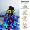 Customiz Name Personality JoJo's Bizarre Adventure  Blanket Soft &Warm Sofa Office Bed Travel Lunch Break Blanket, Gift Suitable All Seasons