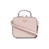 Jet Set Medium Letter LOGO Square Handbag Solid Color Cowhide Commuting Date Crossbody Bag Women's Pink