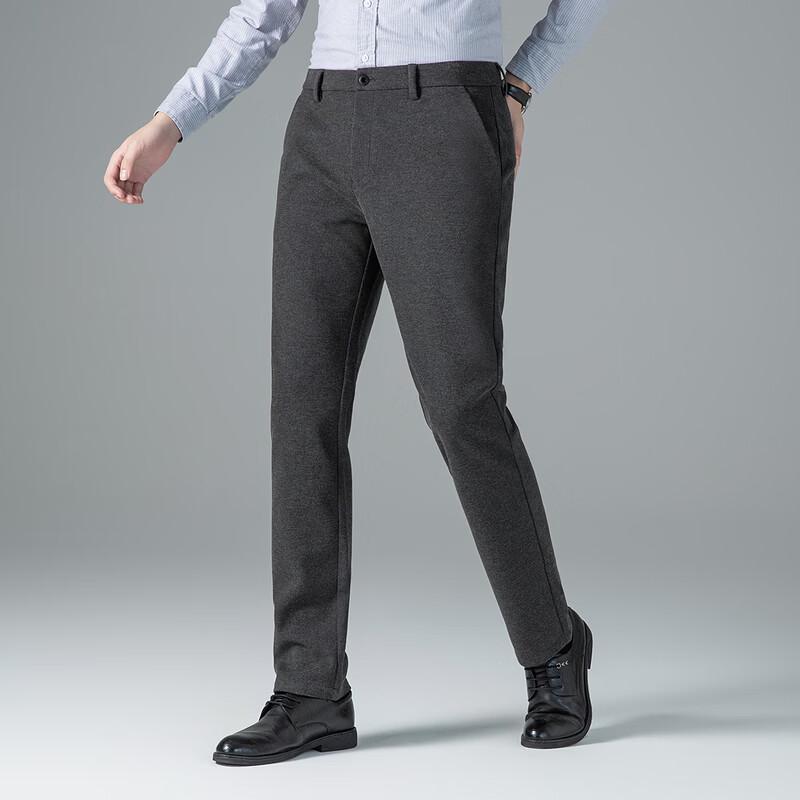 RED DRAGONFLY Men's Business Casual Straight-Fit Wrinkle-Free Pants