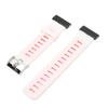Silicone Smart Watch Strap Size Adjustable Metal Buckle 2 Colors Watch Band for COROS Vertix 2 White Red