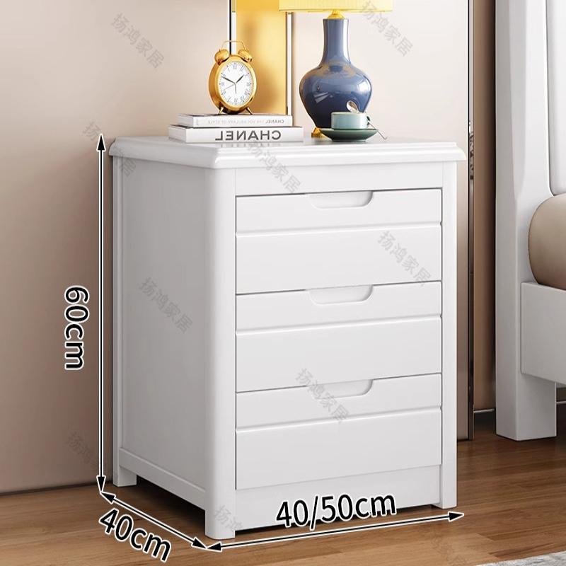 Chinese Retro Storage Cabinet with Lock, Minimalist Bedside Organizer Chest, Vintage Bedroom Dresser for Living Room Hallway