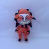 Hazbin Hotel Niffty Plüschtier 25cm Niedliches Rotes Outfit Dämon Stoffpuppe Cartoon Anime Merchandise Weiche Plüschtiere Geschenk für Fans Kinder Sammlerstück
