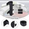 Patio Umbrella Holder Attaches to Railing Metal for 1.3-1.8 inch Pole Outdoor Stand Base