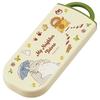Skater Children's Lunch Box Trio Set Chopsticks Spoon Fork Kids Cutlery Antibacterial Treatment Easy To Open Sliding Type Made In Japan Ghibli Totoro
