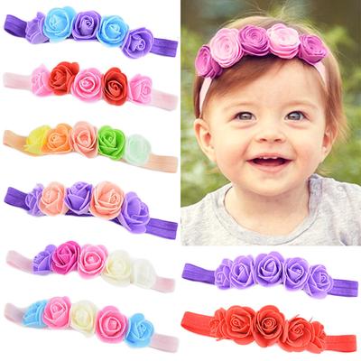 Hot Girls Floral Garland Headband Baby Photography Props Kids