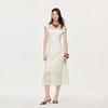 VEROMODA Hollow Jacquard A-Line Midi Dress