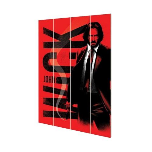 John Wick Grunge Plaque