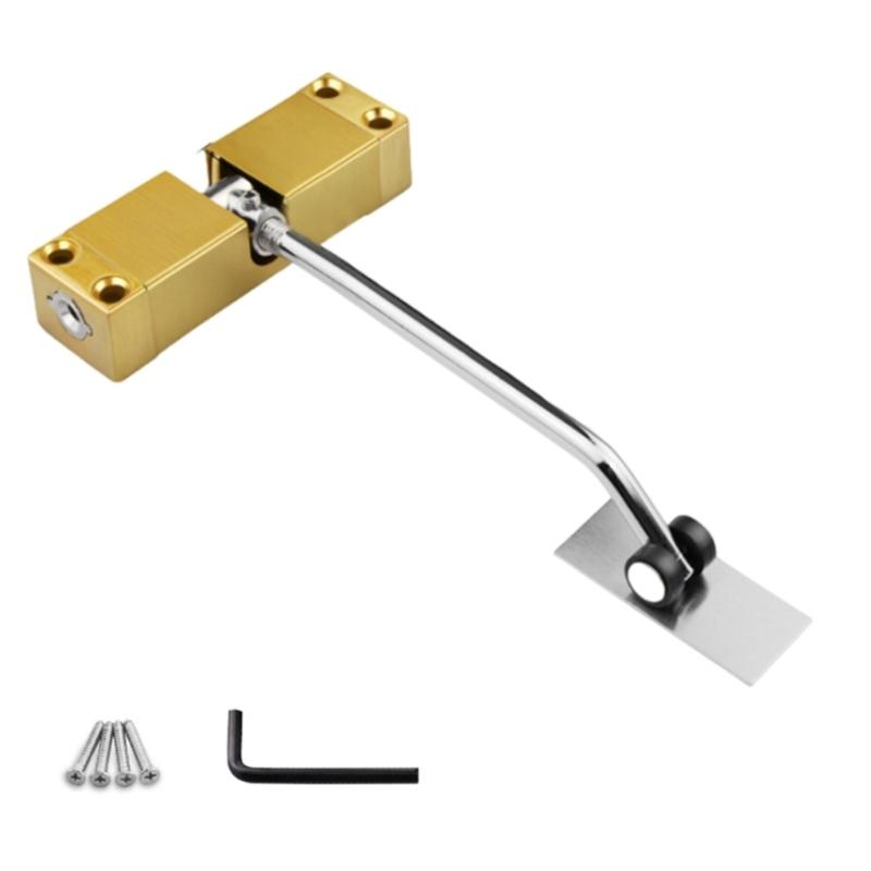 Self Closing Door Mechanism Heavy Duty Spring Loaded Door Closers Adjustable Tension Door Closers for Indoor/Outdoor Use