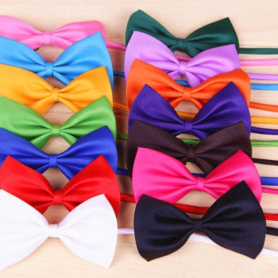 Colorful Bow Tie For Cute Dog Cat Kitten Premium Quality Adjustable Necktie Toy
