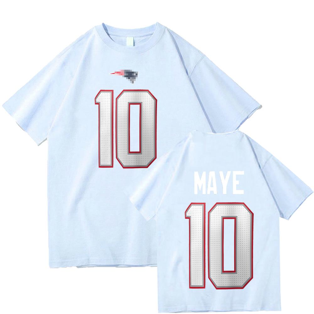 Drake Maye New Name & Number T-Shirt Unisex Top Y2k Summer Cotton Clothes Crew Neck Short Sleeve Tees