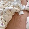 Live Broadcast Explosion Class A Maternal And Infant Grade Cotton Pure Cotton Double-Layer Yarn 4-Pcs Set Student Children'S Dormitory 3Pc Quilt Cover