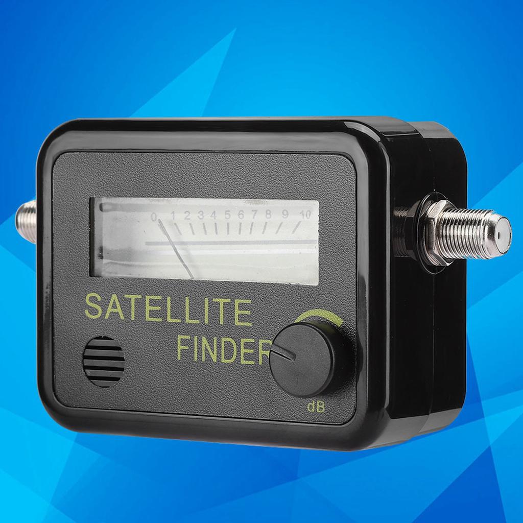 9501 Sensitive Satellite Finder Signal Strength Meter Black with Digital Screen