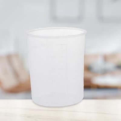 100ML Scale Cup Reusable Stackable Plastic Washable Measuring Glass for Lab
