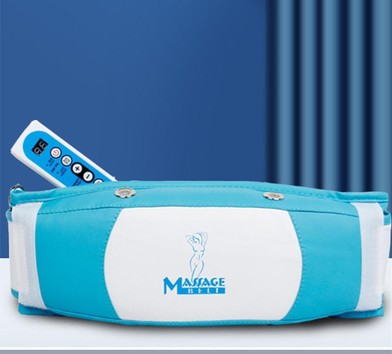 Electric Body Massager Electric Slimming Belt Cellulite Massager Eletric Muscle Stimulator Losing Weight Fat Burning Thin Belt синий