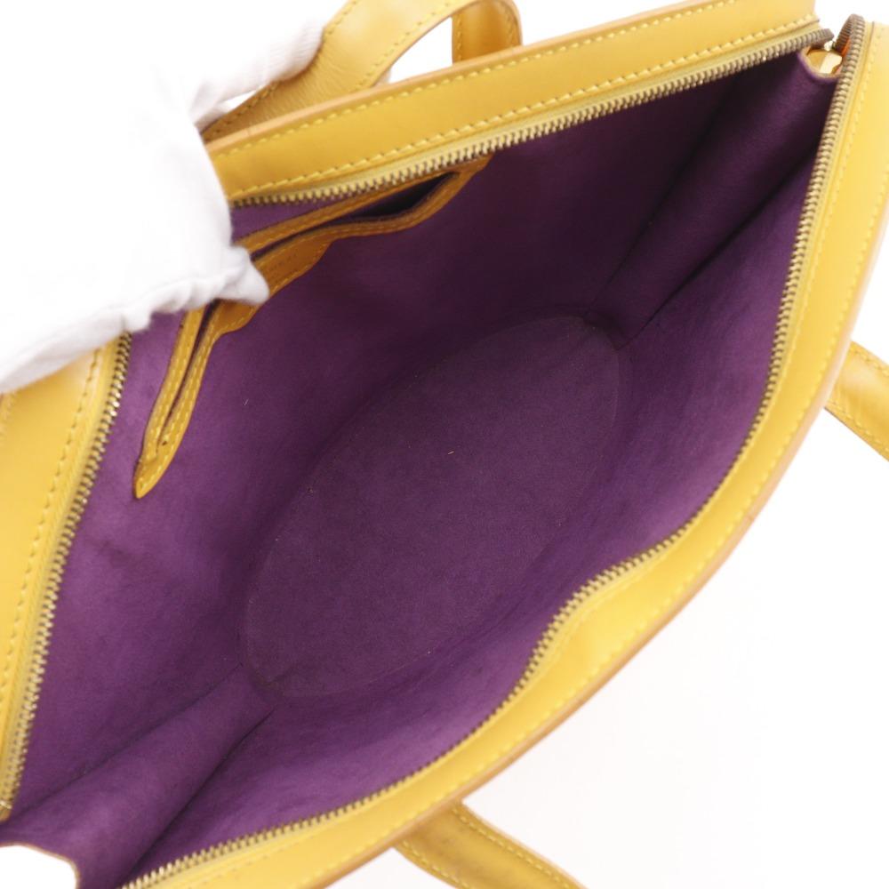 Louis Vuitton Sun Jack Handbag M52279 Tassiri Yellow Yellow Epi Leather Women Used