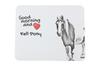 Fell Pony - Art-Dog markasından baskılı mouse pad, atlı kişiselleştirilmiş pad, ofis çalışanı için benzersiz alet