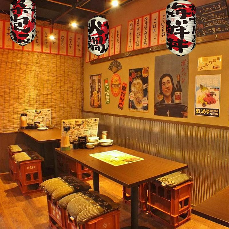 Waterproof Japanese Style Lanterns Korean Ramen Restaurant Pub Bar Izakaya Party Decor Lantern Cuisine Shop Advertising Sign