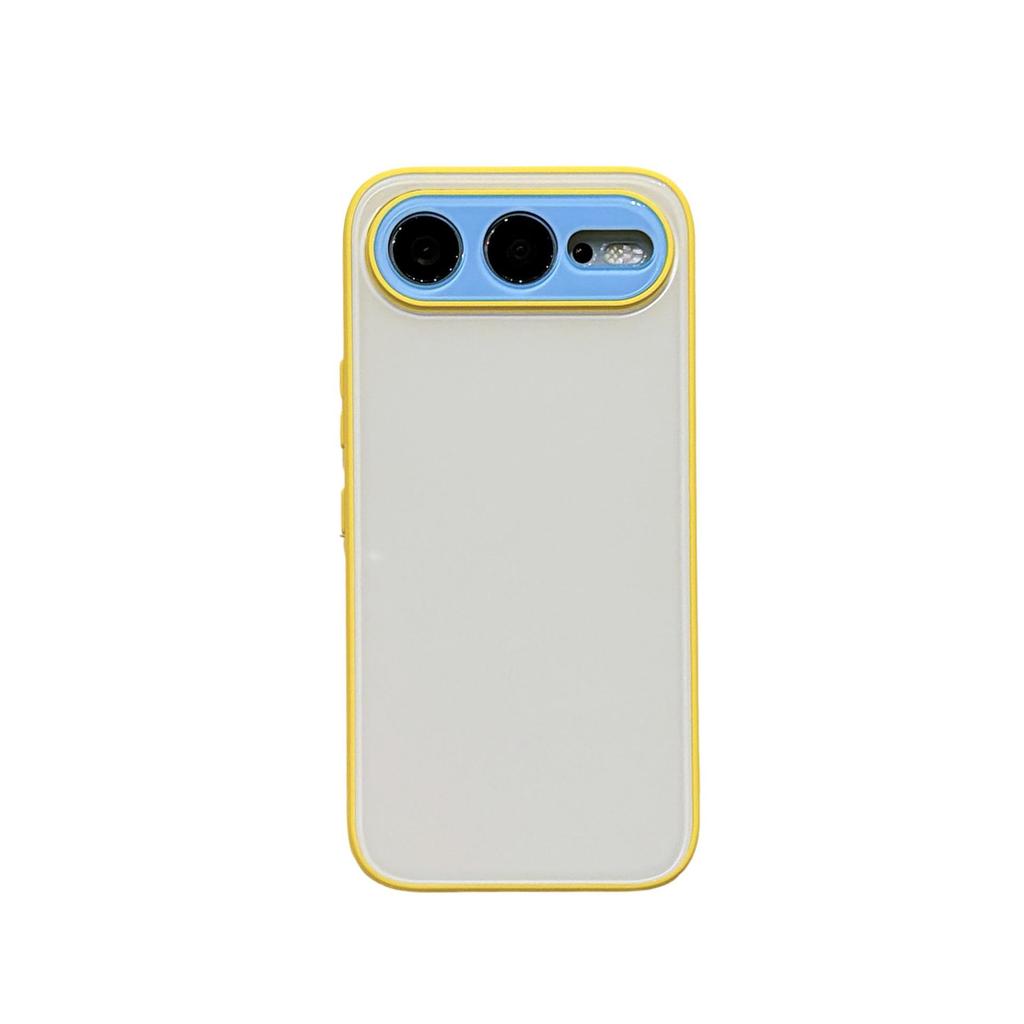 Honor 600/600 Pro Domestic Version Dopamine Color Blocking Protective Case with Hard Bottom & Soft Edge
