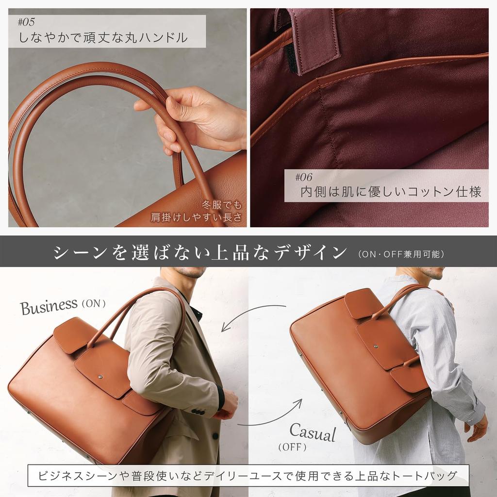 Torba tote na prawdziwe duże Boston pasuje 4 YKK torba biznesowa RT7 [BLUE SINCERE] mężczyźni, skóra, pojemność, styl, 14-calowy PC, A4, samonośna,