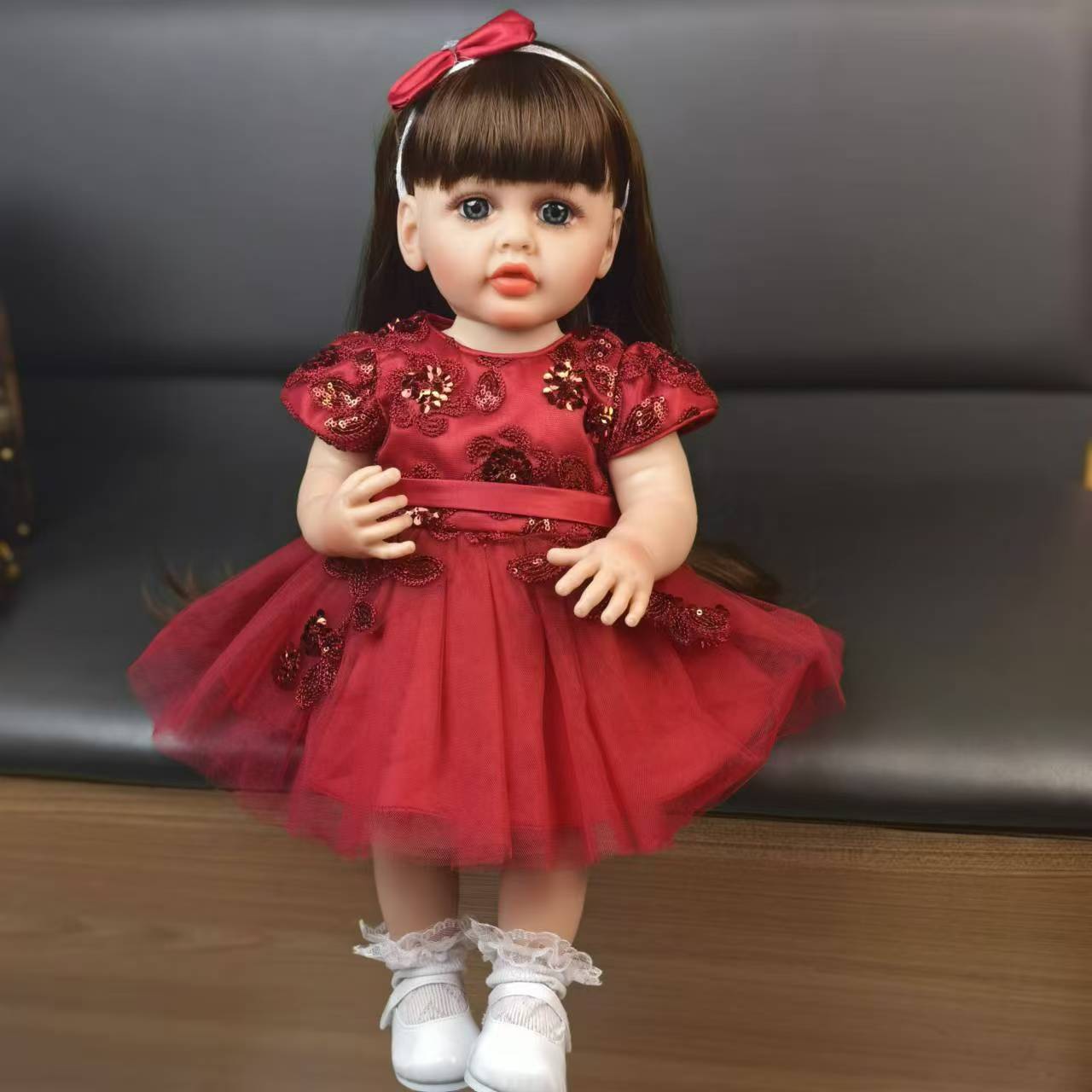 

KEIUMI 55 см/22 дюйма куклы Reborn Baby полностью силиконовые виниловые реалистичные принцессы модные куклы для новорожденных игрушки подарки на день рождения Рождество Пасха 22 inch about 55 cm