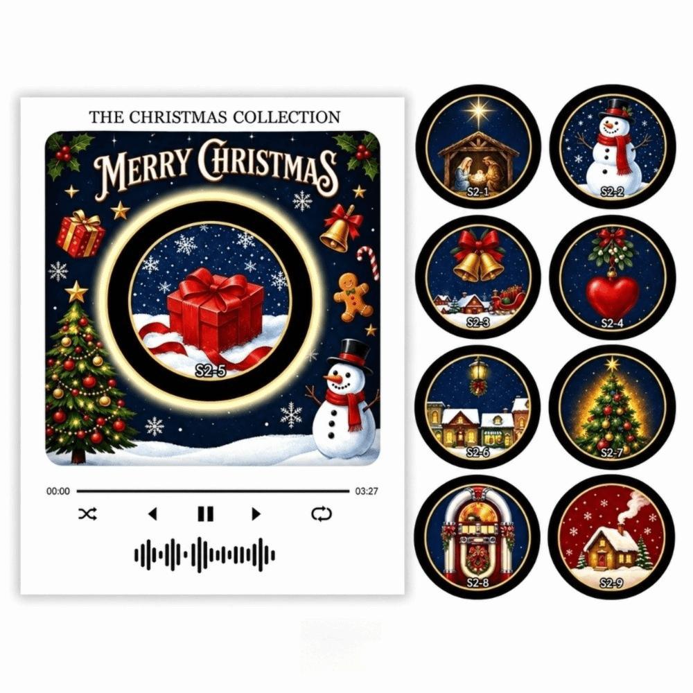 Kühlschrankmagnet NFC Musikbox Weihnachten Magnetischer Musikplayer Kühlschrank Dekoration