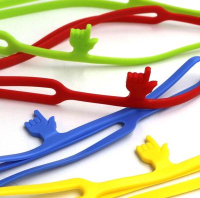 Silikonová gelová záložka na prst - Vysoká elasticita a roztomilý design pro kancelářské potřeby